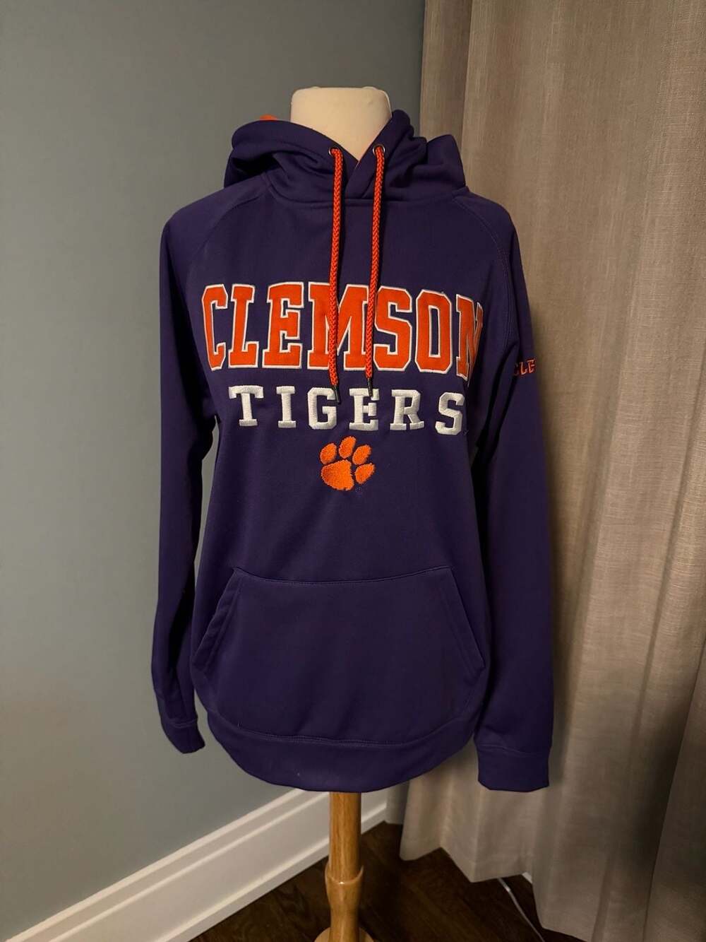 Stadium Athletics Clemson Tigers Hoodie Size M Purple
